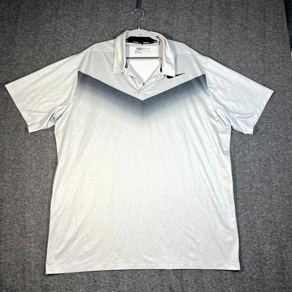 Men’s Nike Golf Dri-Fit Polo Shirt Stay Cool Standard Fit XXL Performance